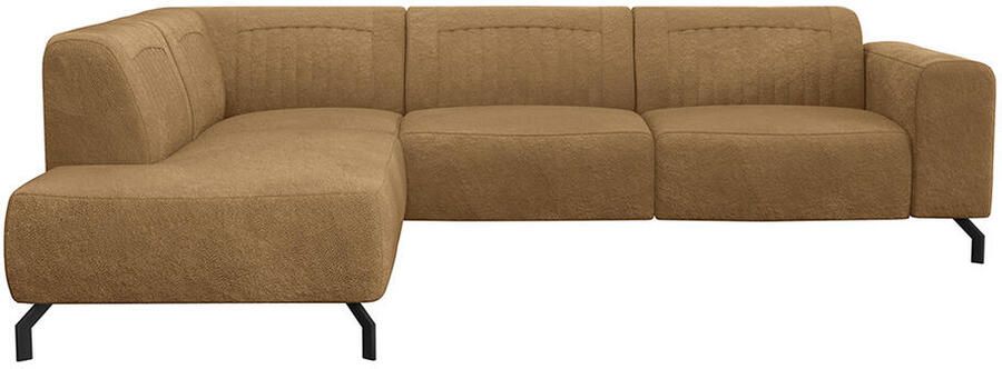 Leen Bakker Hoekbank Otis links toffee bruin