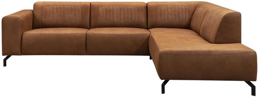 Leen Bakker Hoekbank Otis rechts kastanje