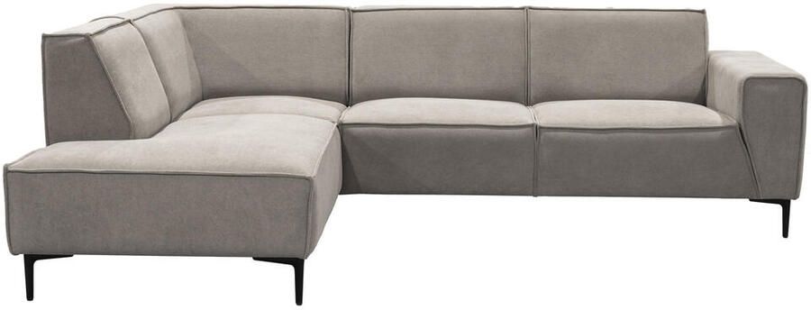 Leen Bakker Hoekbank Romy links grijs