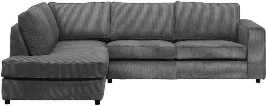 Leen Bakker Hoekbank Stuttgart links antraciet