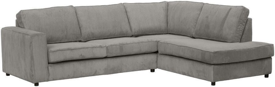 Leen Bakker Hoekbank Stuttgart rechts grijs