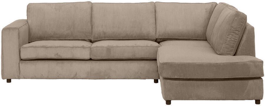 Leen Bakker Hoekbank Stuttgart rechts taupe