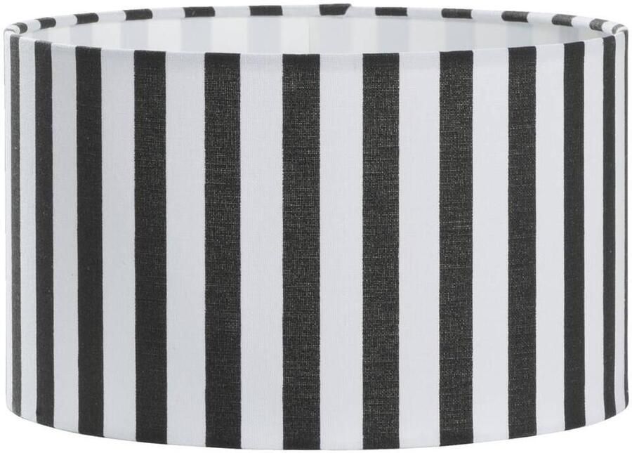 Leen Bakker Kap Juul stof zwart wit 15xØ25 cm