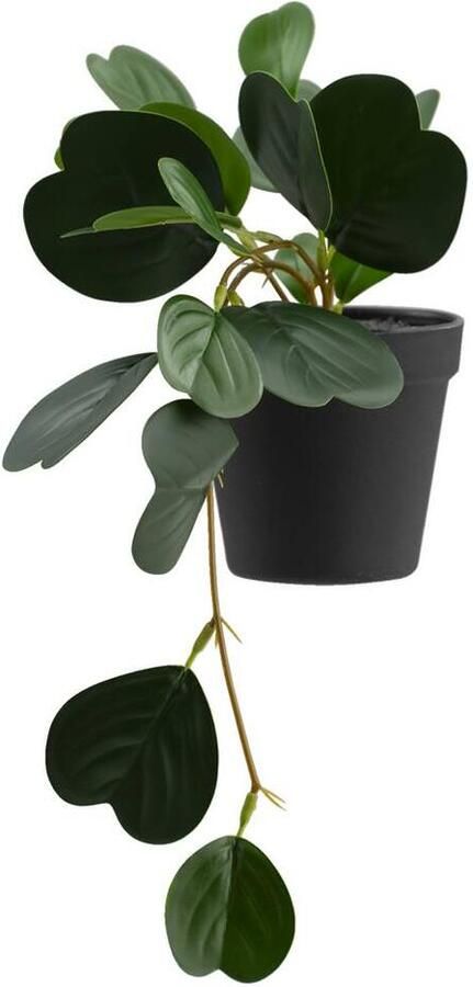 Leen Bakker Kunstplant Japonica in pot groen 22 cm