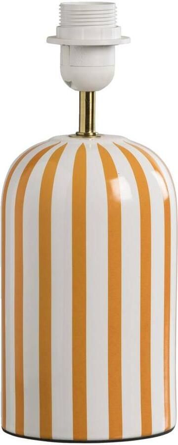 Leen Bakker Lampvoet Lio wit oranje 29 5x12 5 cm