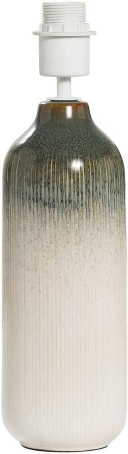 Leen Bakker Lampvoet Mae off-white keramiek 39xØ11 cm