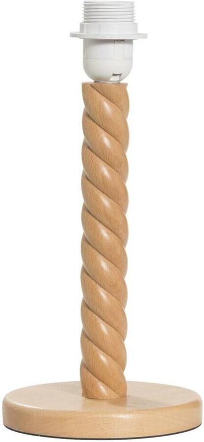 Leen Bakker Lampvoet Noan naturel hout 32 5xØ15 cm