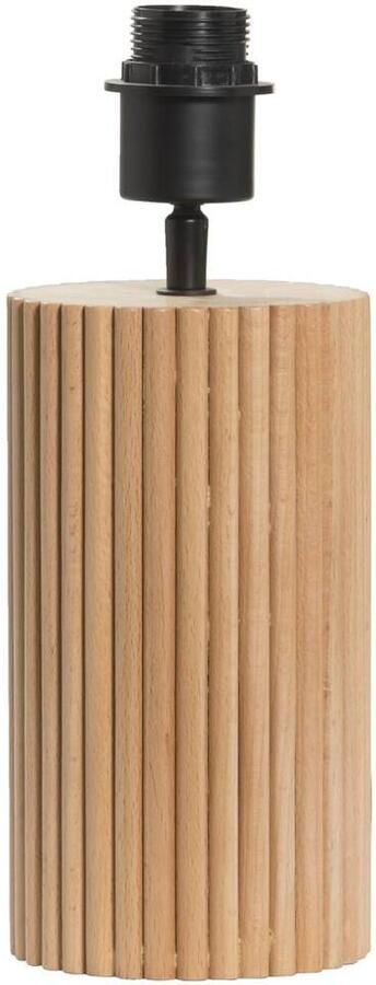 Leen Bakker Lampvoet Riv naturel hout E27 31xØ12 cm