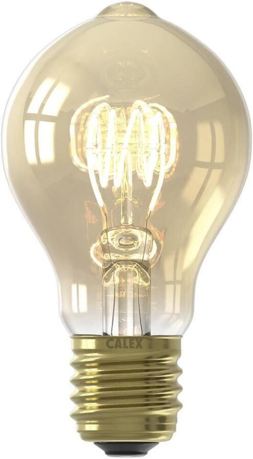 Leen Bakker LED filament standaardlamp dimbaar goud E27 5.5W 470LM