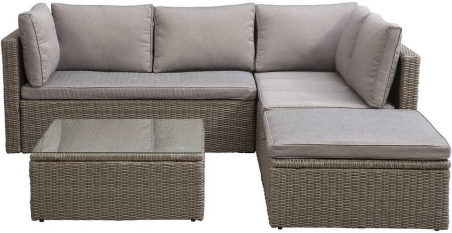 Leen Bakker Loungeset Narbonne antraciet