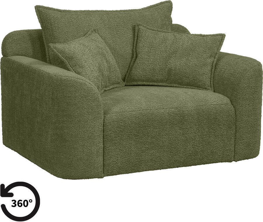 Leen Bakker Loveseat Elsa stof Anthology groen