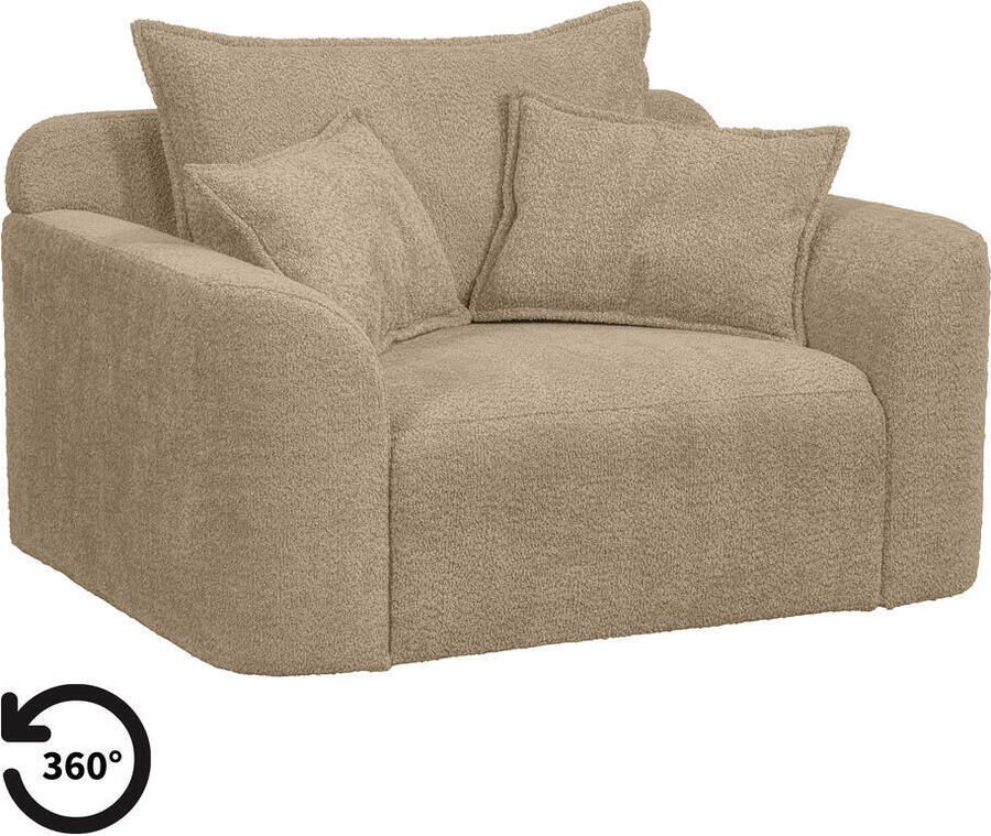 Leen Bakker Loveseat Elsa stof Anthology taupe