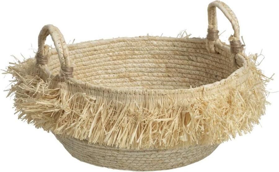 Leen Bakker Mand Fringes naturel 20xØ35 cm