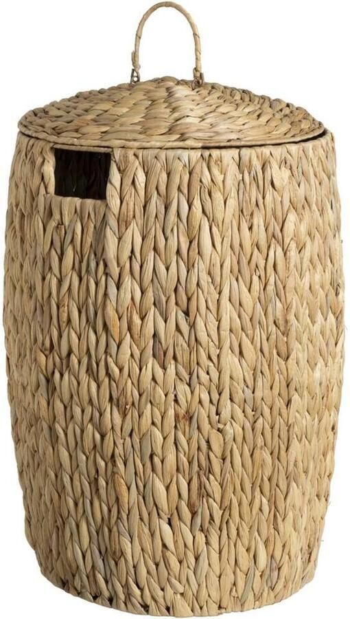 Leen Bakker Mand met deksel Jaap naturel 60xØ42 cm