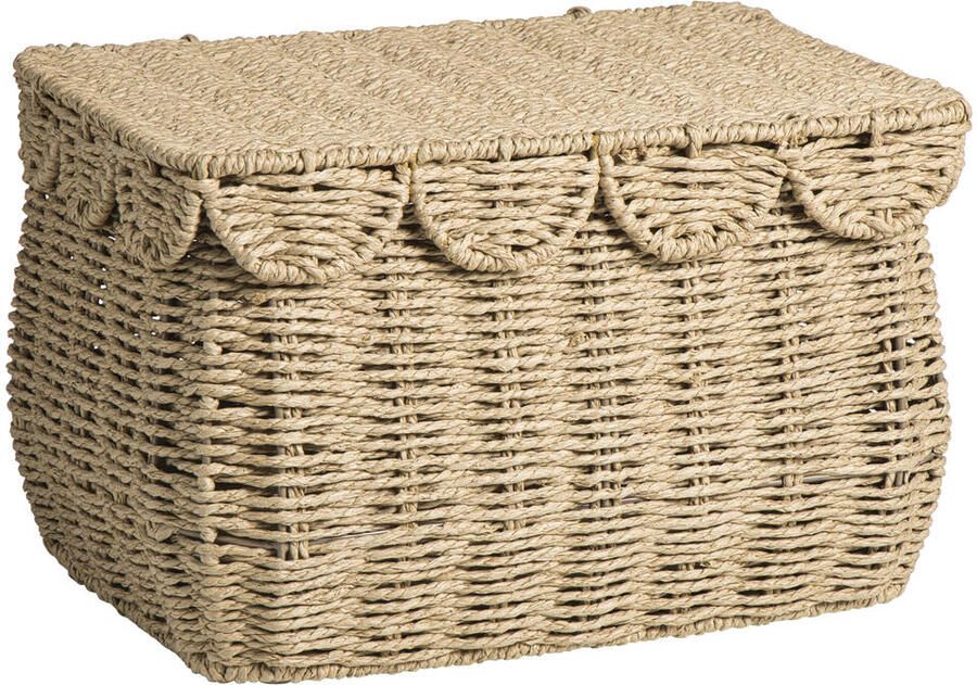 Leen Bakker Mand Moda bruin 27x37x23 cm