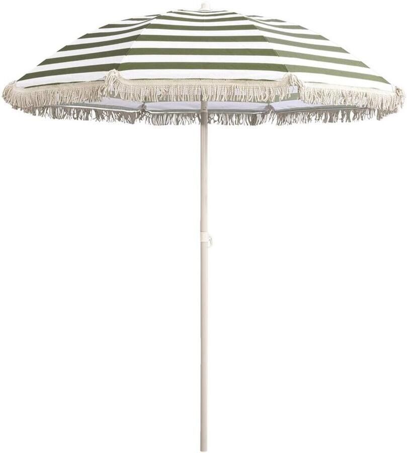 Leen Bakker Parasol Oliva tilt gestreept Ø200 cm