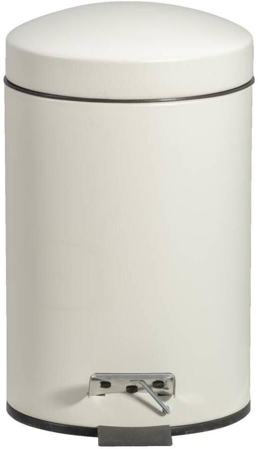 Leen Bakker Pedaalemmer Pedro 3l beige 27 5xØ16 8 cm