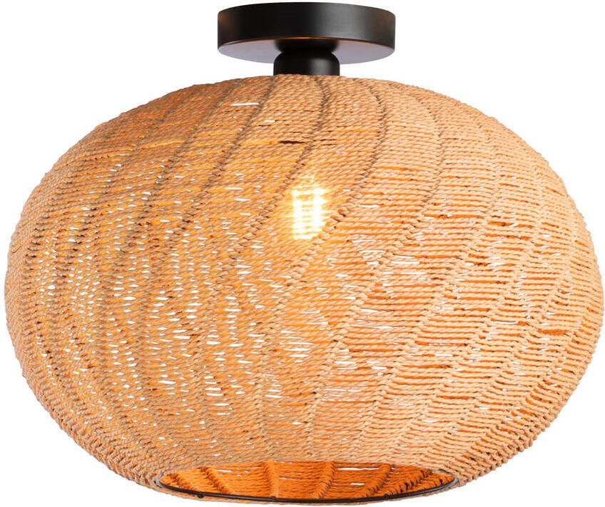 Leen Bakker Plafondlamp Joya naturel Ø40x31 cm