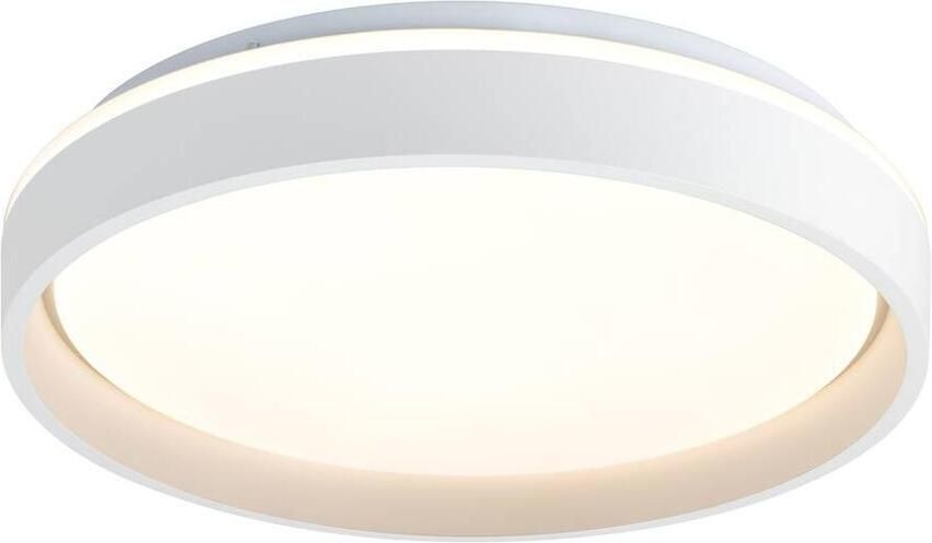 Leen Bakker Plafonniere Claus LED wit metaal kunststof 7 5xØ39 cm