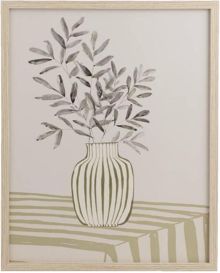 Leen Bakker Poster Olive MDF glas 40x50 cm