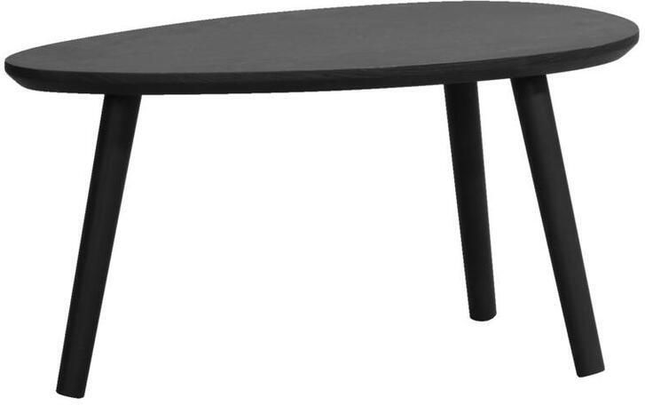 Leen Bakker Salontafel Arvin zwart 35x70x35 cm