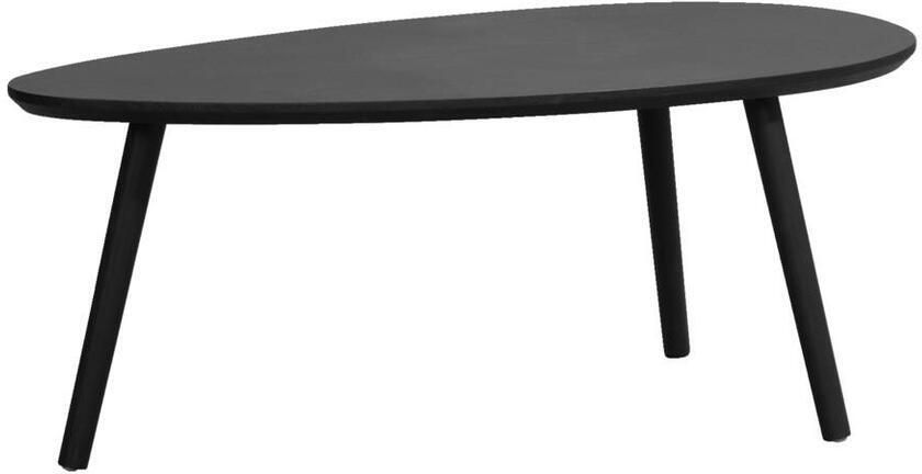 Leen Bakker Salontafel Arvin zwart 50x100x40 cm
