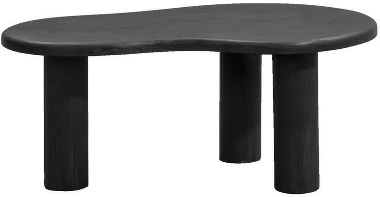 Leen Bakker Salontafel James zwart 90x60x37 cm