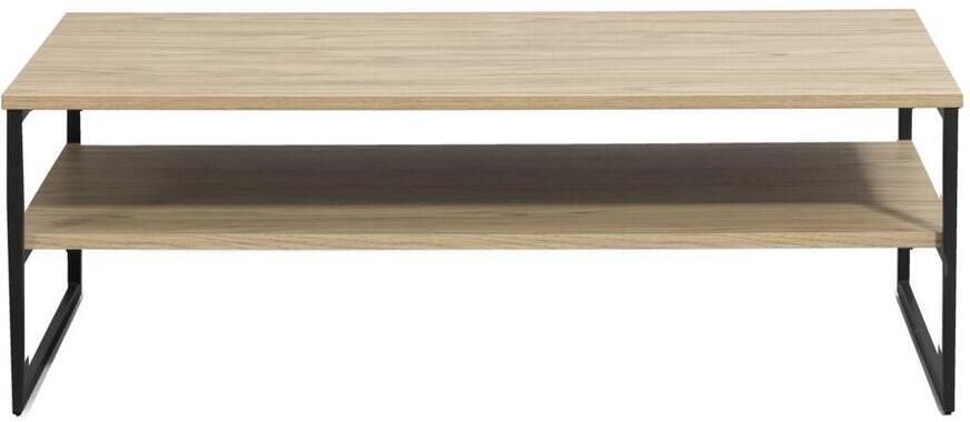 Leen Bakker Salontafel Lucca met plateau naturelkleur 40x118x67 cm