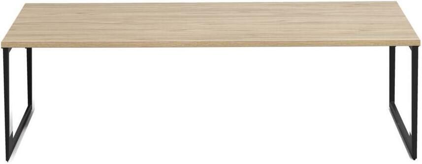 Leen Bakker Salontafel Lucca naturelkleur 34x118x67 cm