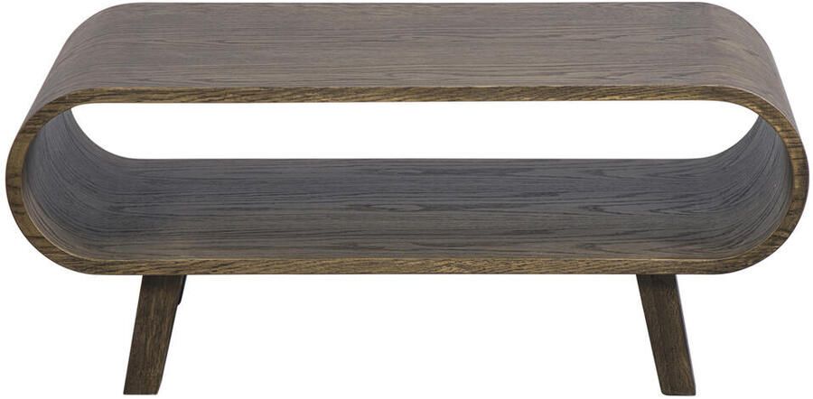 Leen Bakker Salontafel Matteo walnoot 37x90x55 cm