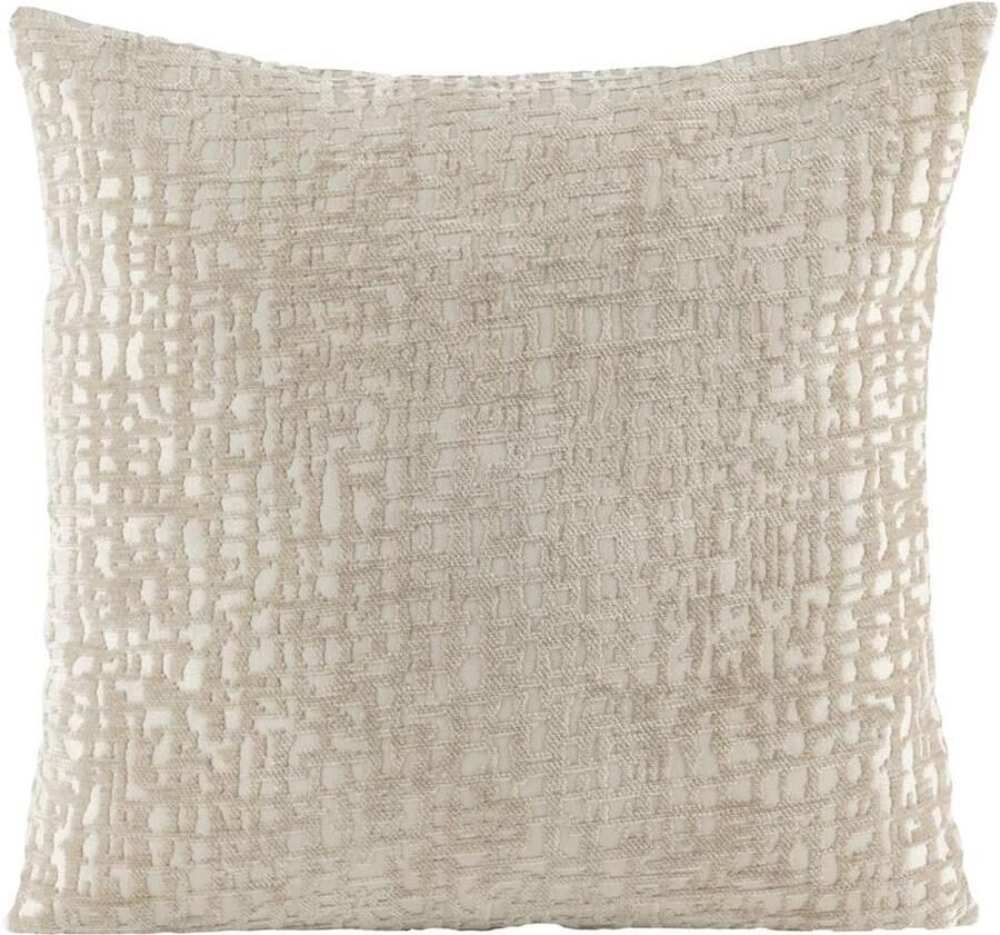 Leen Bakker Sierkussenhoes Kiran taupe 45x45 cm