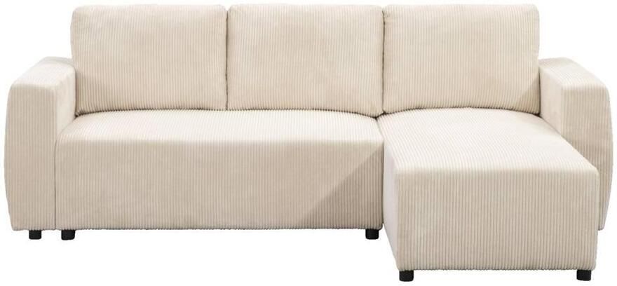 Leen Bakker Slaapbank Novara ecru 85x230x155 cm