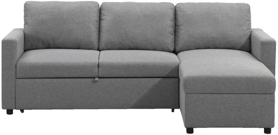 Leen Bakker Slaapbank Turijn met opbergruimte grijs 82x215x145 cm