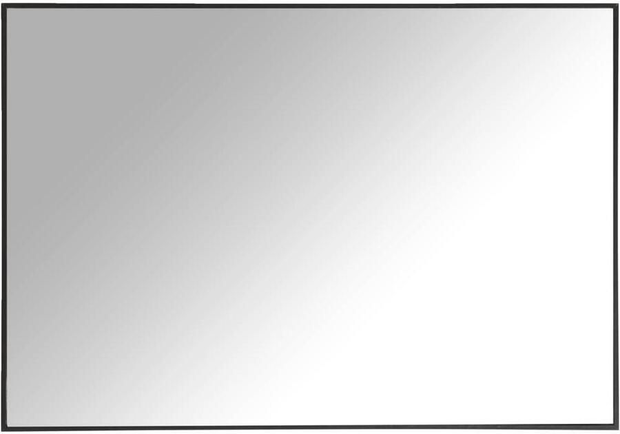 Leen Bakker Spiegel Metz zwart 65x45 cm