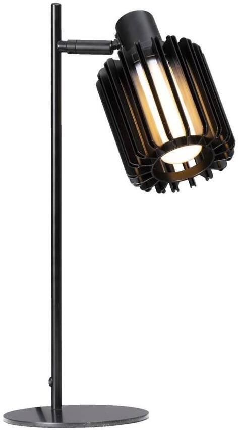 Leen Bakker Tafellamp Janet zwart 45 x 11 cm