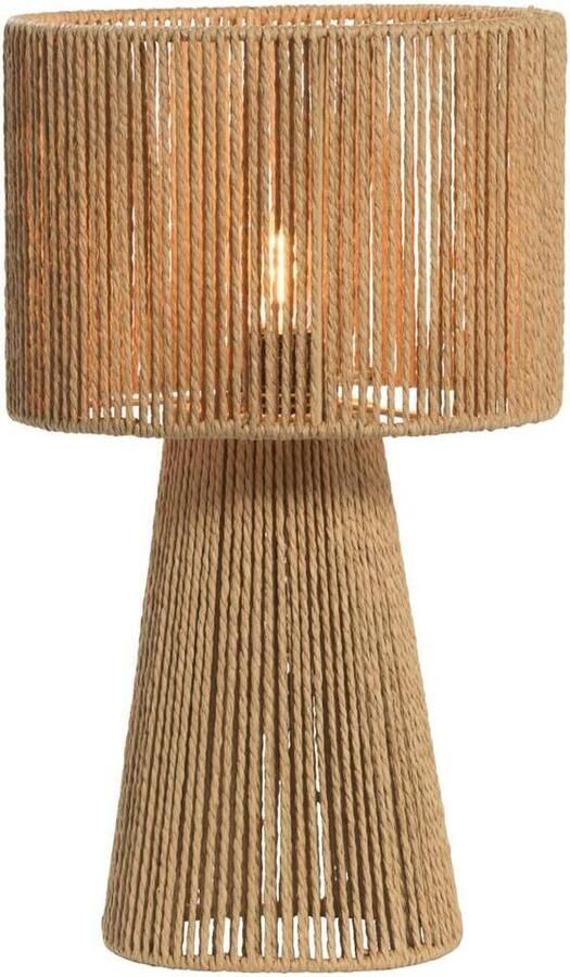 Leen Bakker Tafellamp Senne naturel papier E14 40xØ22 cm