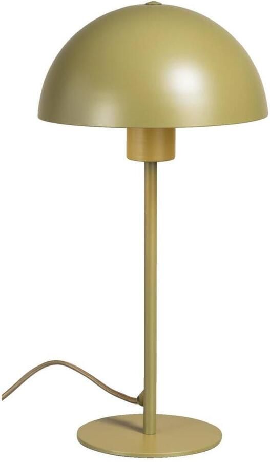 Leen Bakker Tafellamp Yuki E27 groen metaal 39xØ20 cm