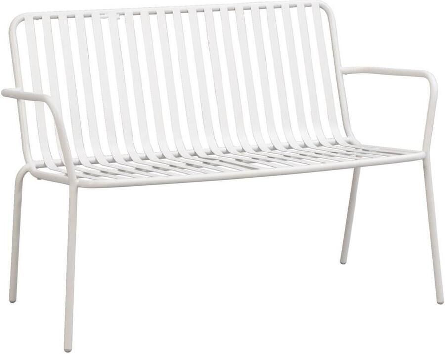 Leen Bakker Tuinbank Vence metaal zand 81x114x62 cm