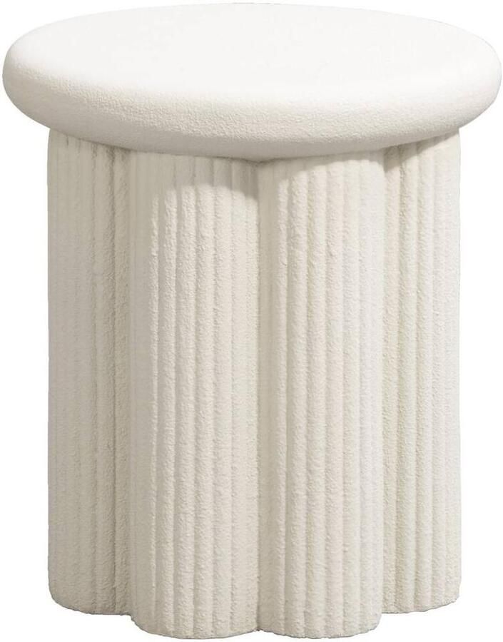 Leen Bakker Tuinbijzettafel Parga zand 45xØ40 cm