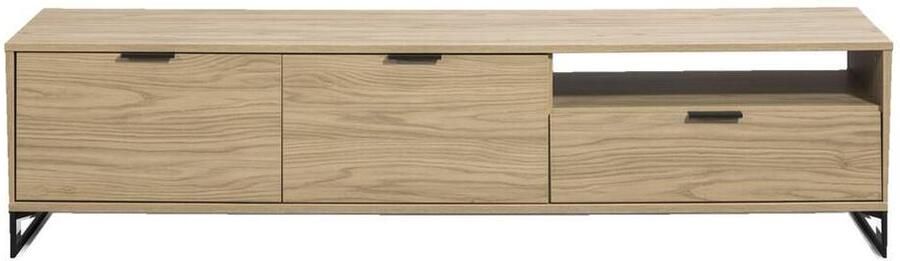 Leen Bakker TV-meubel Lucca eikenkleur 46x185x48 cm