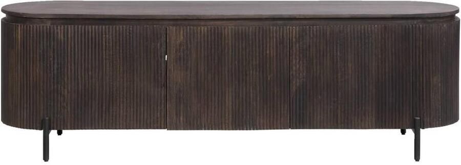 Leen Bakker TV-meubel Vito donkerbruin 56x180x43 cm
