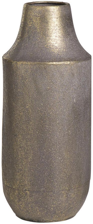 Leen Bakker Vaas Louis goudkleur metaal 35xØ14 cm