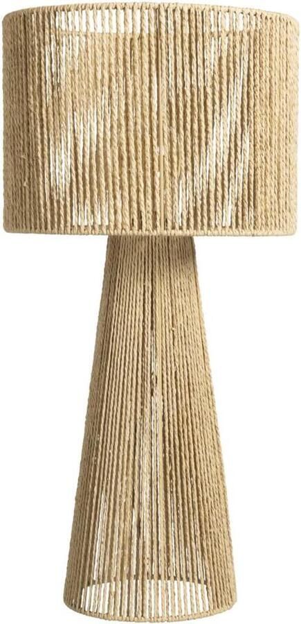 Leen Bakker Vloerlamp Senne naturel papier E27 69xØ36 cm