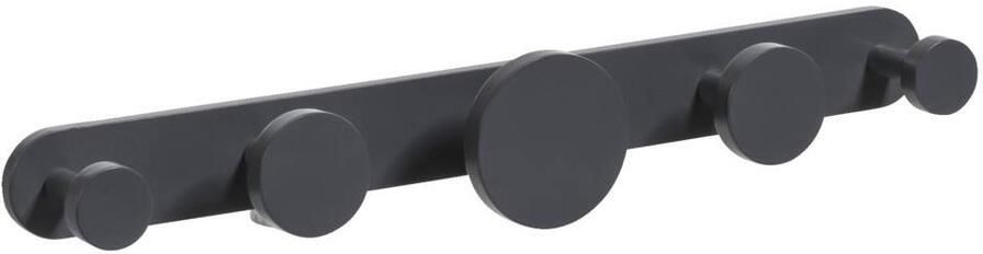 Leen Bakker Wandkapstok Skagen grijs 8x59x9 8 cm