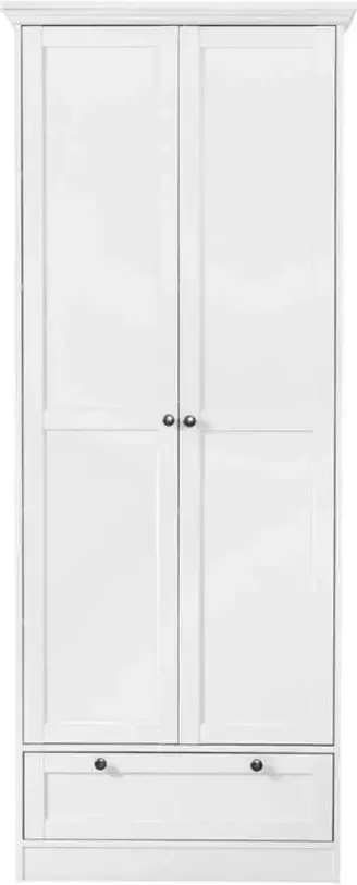Leen Bakker Legkast Vera 2-deurs wit 200x80x39 cm
