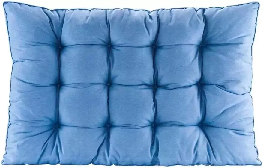 Leen Bakker Loungekussen Florence blauw 120x80 cm - Foto 1