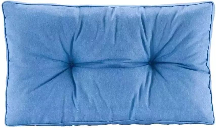 Leen Bakker Loungekussen Florence rug blauw 73x43 cm