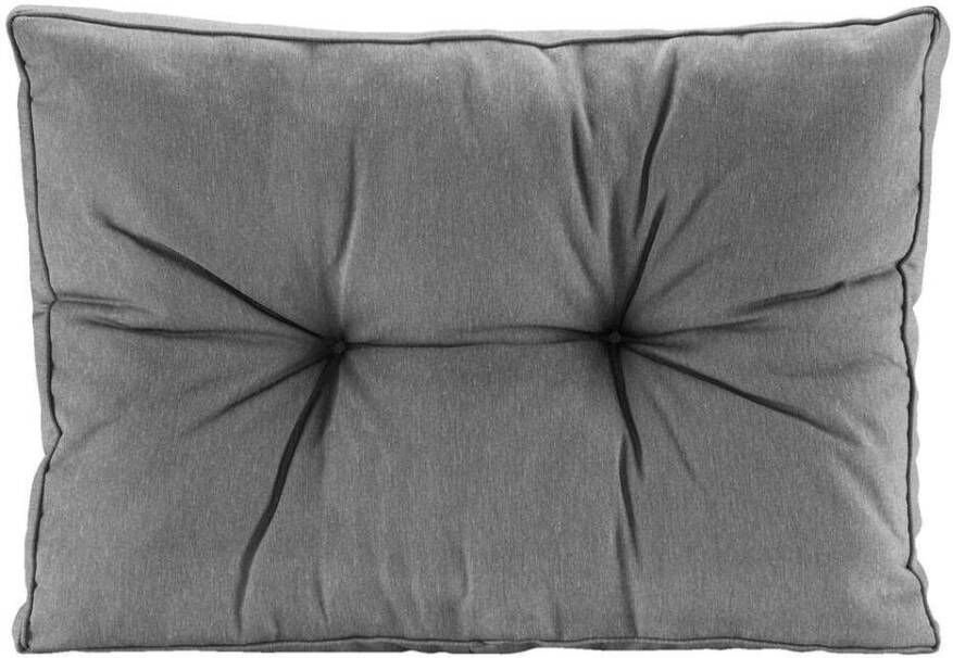 Leen Bakker Loungekussen Florence rug grijs 60x43 cm