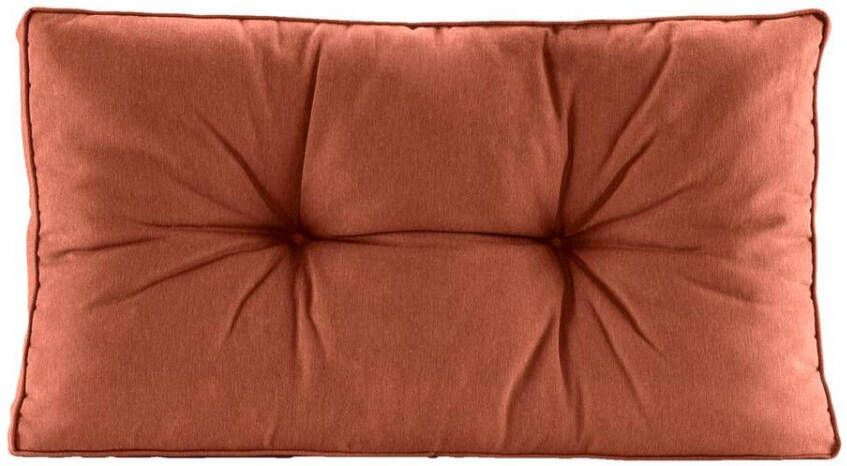 Leen Bakker Loungekussen Florence rug terracotta 60x43 cm