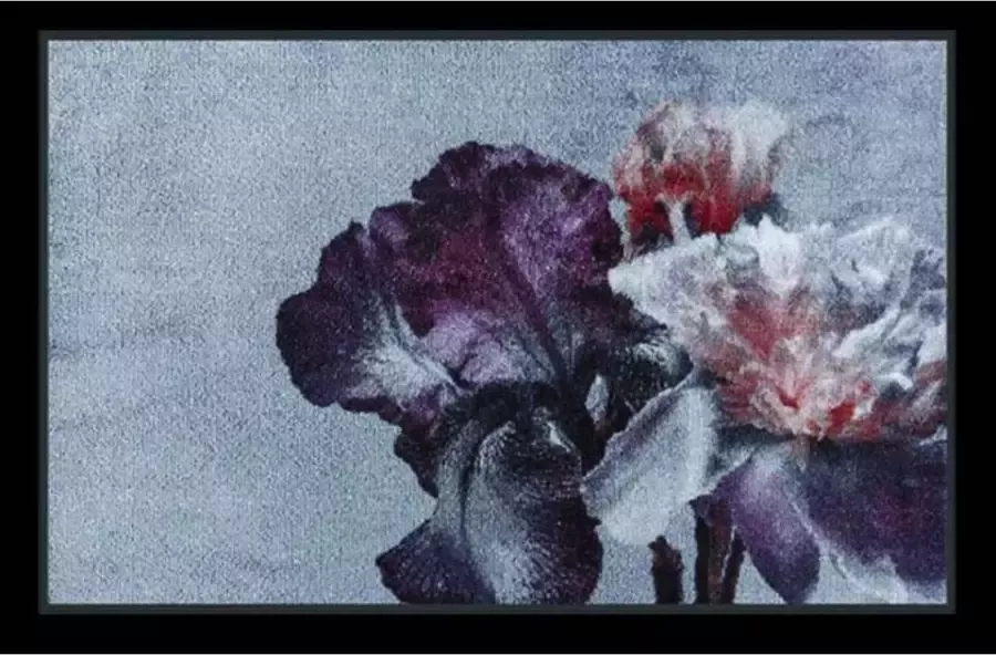 Leen Bakker Mat Soft & Deco Wild Flower multikleur 67x100 cm - Foto 1